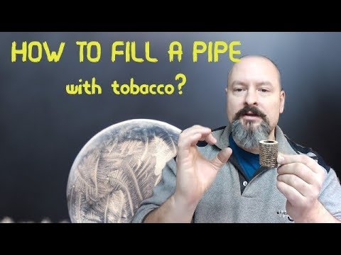 How to fill a smoking pipe with tobacco | cleaning a pipe - DO IT! ... tips from pipemaker Mustran