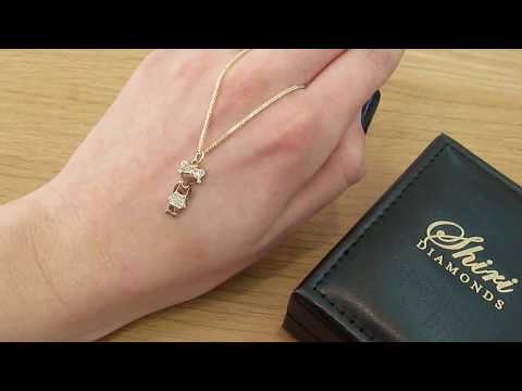 וידאו של תליון ילדה  זהב ויהלומים - חדש!