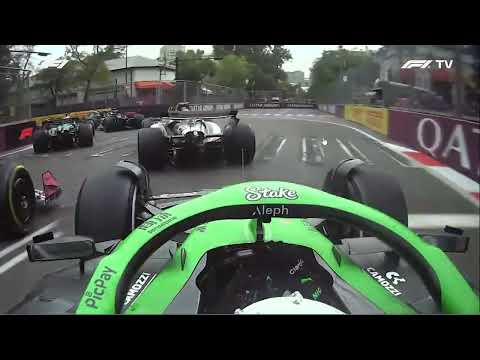 Divebomb de Colapinto, Hülkenberg - Beerman. 