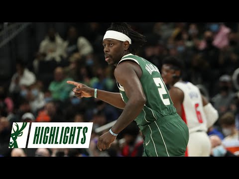 Highlights: Bucks 106 - Pistons 115 | 1.3.22