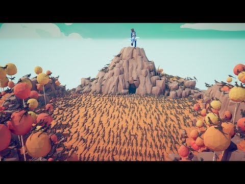 1000 RAPTORS vs ZEUS & CHEERLEADERS - Totally Accurate Battle Simulator TABS