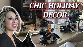 Simple CHIC Holiday Décor On A Budget (Tablescape Ideas!)