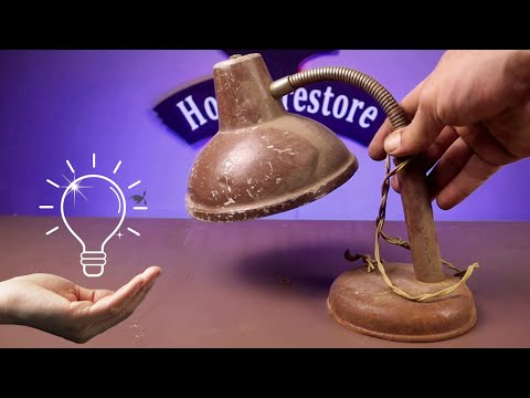 Restoration Of An Old Desk Lamp
