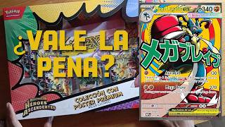 ¿Vale la PENA ABRIR ASCENDED HEROES? Premium Poster Collection Mega LUCARIO EX.