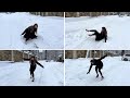 Aliona Comparing 7 Pairs Of Shoes On Icy And Snowy Road High Heels On Ice Sandals On Ice 1399