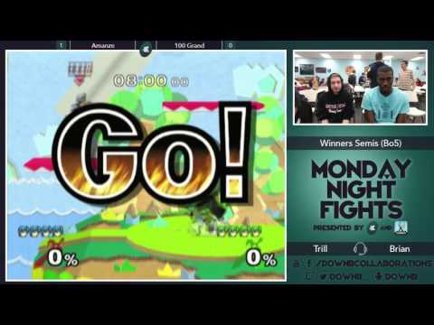 [Level Up Games Melee — 12/5/16] Winners Semis: Amanze (Marth) v. 100 Grand (Marth)