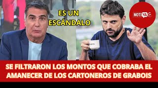 SE FILTRARON LOS MONTOS QUE COBRABA EL AMANECER DE LOS CARTONEROS DE GRABOIS