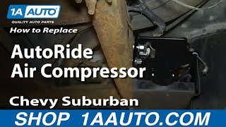 How To Rear Air Compressor 00-06 Chevy Suburban