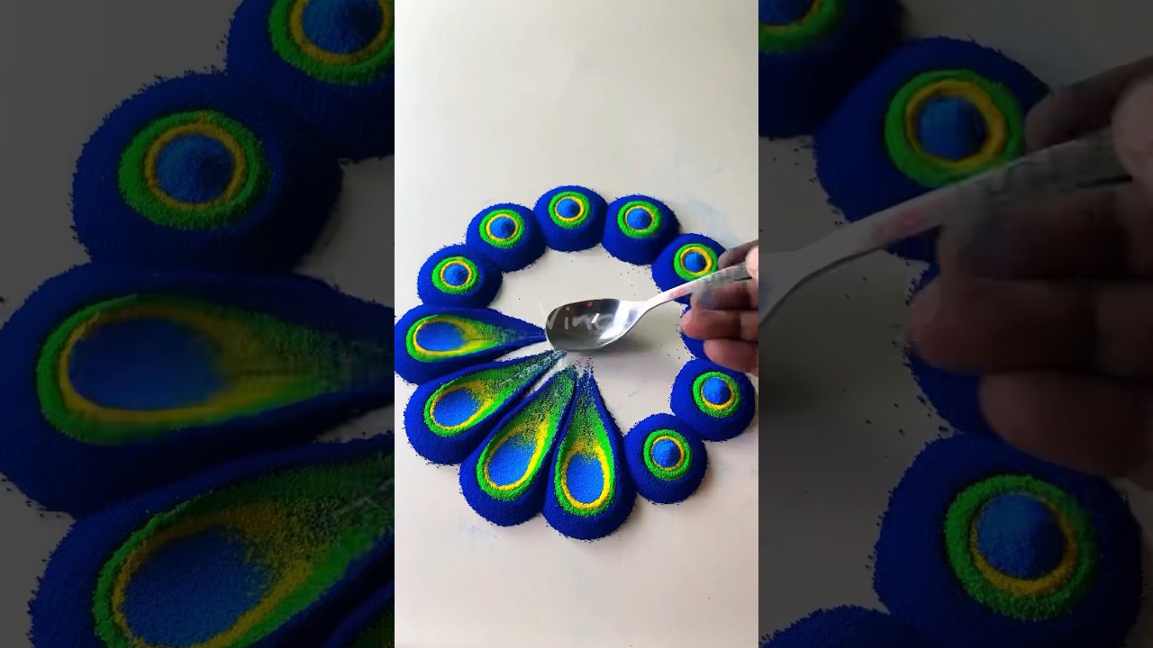 How to Make Magic Sand for Rangoli Designs