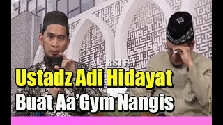 Download lagu Ketika Ustadz Adi Hidayat Membuat Nangis Aa'Gym, Ini Kata Netizen mp3