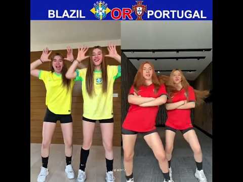 BLAZIL vs PORTUGAL  FIFA World Cup song 2026 Dance Battle 🔥 #football #worldcup #shorts