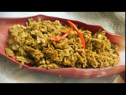Banana flower recipe// easy recipe// Nabanita's kitchen