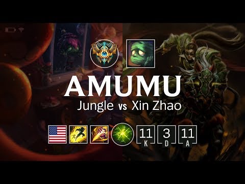 Amumu Jungle vs Xin Zhao - NA Challenger Patch 8.8