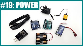 How to Power an Arduino Project (Lesson #19)