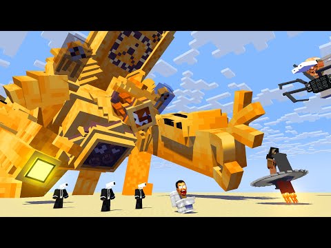 Insane Toilet Time! Monster School vs. Golden Titan - Minecraft Animation