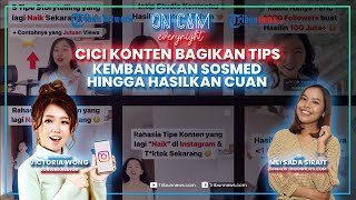 Cici Konten Bagikan Tips Kembangkan Sosmed hingga Hasilkan Cuan sebagai Konten Kreator