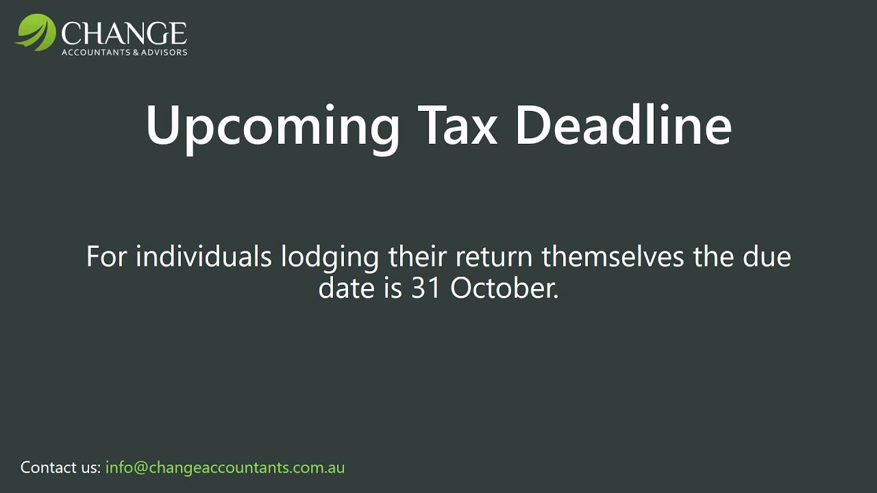 Are You Ready for the Tax Deadline?