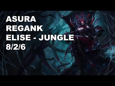 Asura ReGank Jungle Elise vs Sett - KR Challenger Rank Game 10.7
