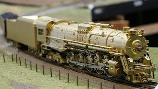 preview picture of video 'Santa Fe Railroad - Emslandmodellbau Lingen 2014'