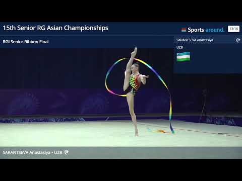 SARANTSEVA Anastasiya (UZB) RIBBON EF 30,8 - Asian Championship 2024