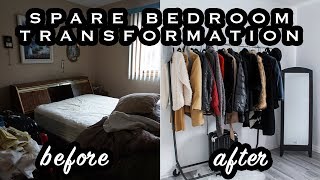 WE TURNED OUR SPARE BEDROOM INTO A CLOSET! | ELA BOBAK