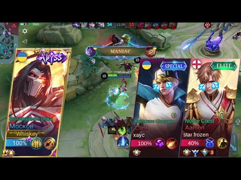MOSKOV VS TOP 3 AAMON AND CLINT | SOLO GAMEPLAY MOSKOV | TOP GLOBAL MOSKOV