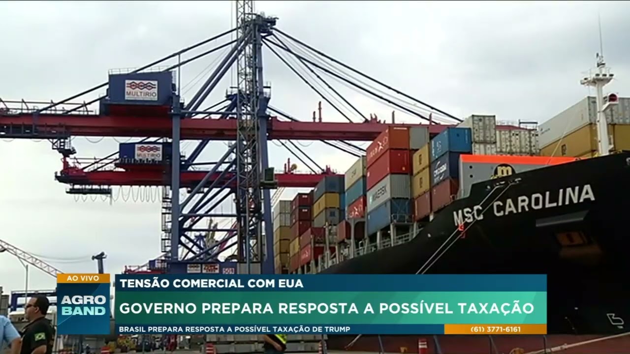 Brasil prepara reação à possível tarifa de 25% dos EUA