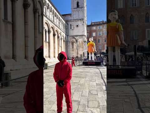 L'UN DUE TRE STELLA di SQUID GAME dal VIVO a LUCCA COMICS and GAMES | Shorts | Netflix Italia