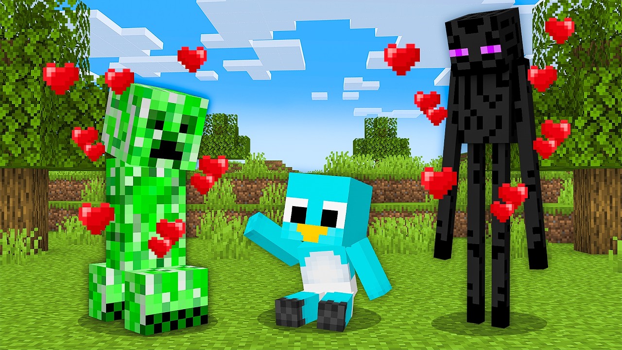 Adopted By MOBS in Minecraft!