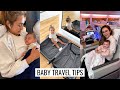 BABY TRAVEL TIPS | Flying, Packing, Sleep & Time Zone Changes | Annie Jaffrey
