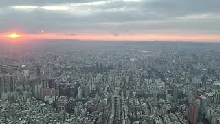 【縮時】2020.12.26 台北101頂樓夕照