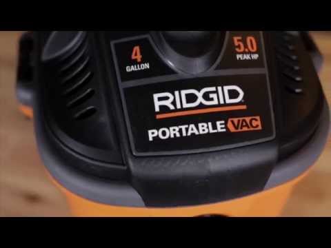 RIDGID WD4070 Portable Pro Wet/Dry Vac 
