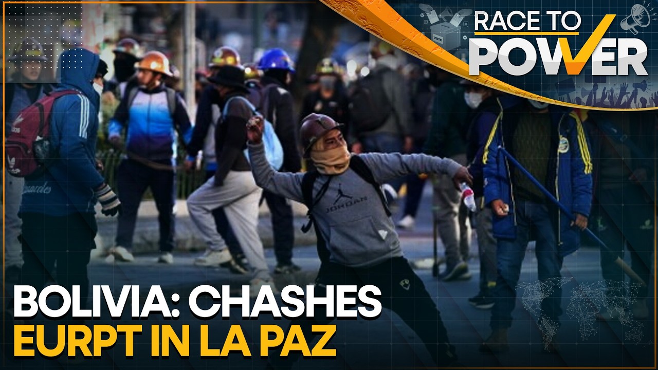 Police And Protesters Clash In La Paz As Calls For President's Resignation Grow | Race To Power