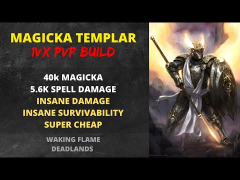 INSANE Magicka Templar PVP Build (Waking Flame AND Deadlands)