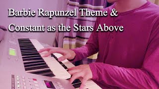 Rapunzel Theme Song &amp; Constant as the Stars Above | Piano Cover | Barbie as Rapunzel