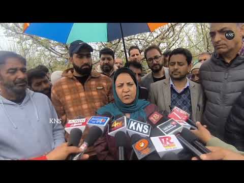 Cabinet Minister Sakina Itoo visited hailstorm-affected areas of Kulgam and assured relief measures for those impacted.