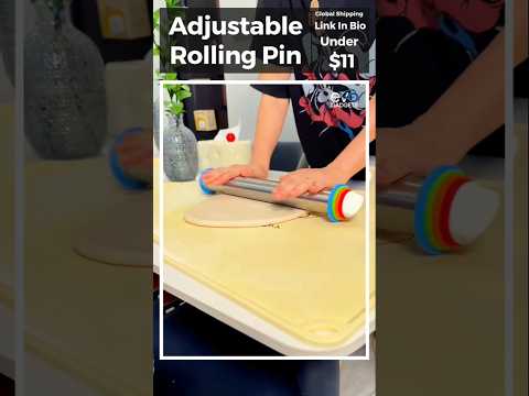 Professional Rolling Pin: Adjustable Stainless Steel Tool for Bakers