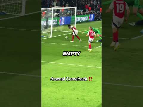 Saka missed an open goal and PSG knocked out Arsenal from the UCL. 😳😰