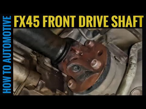 How To Replace Your Infiniti Fx45's Front Propeller/driveshaft