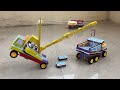 How To Make A Crane With A Matchbox Electric Crane Truck DIY Toys HTH Tech 1