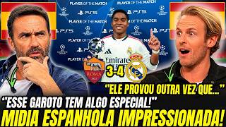 🚨 IMPRESSIONADOS! MIDIA ESPANHOLA REAGE a ATUAÇÃO de ENDRICK NA VIRADA DO REAL MADRID NA CHAMPIONS!