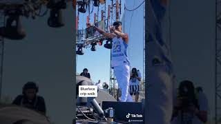 Blueface crip walk to Badazz Ft Snoop Dogg “Wrong Idea” live on stage