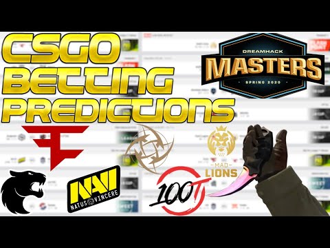 CS:GO Betting Predictions Dreamhack Masters - NAVI vs. MAD Lions, FaZe vs. NiP, & FURIA vs. 100T!!!