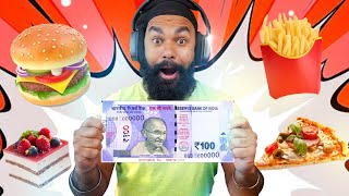 LIVING ON 100 RS FOR 24 HOURS CHALLENGE
