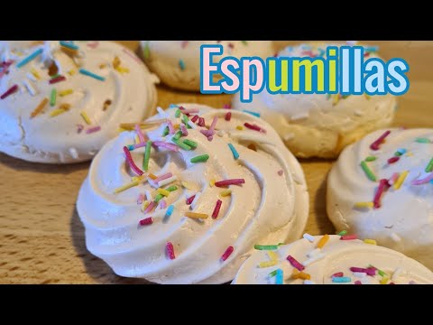 COMO HACER ESPUMILLAS, SUSPIROS O MERENGUITO/ Crujientes por fuera y por dentro