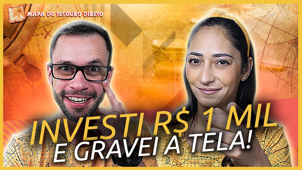 Como INVESTIR R$1000 no TESOURO DIRETO | Passo a passo SIMPLES E FÁCIL [🏴‍☠️Mapa do Tesouro Direto💰]
