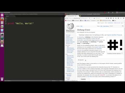 Python 01 Hello World