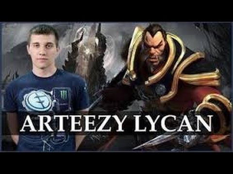 Team Secret Arteezy plays Lycan  - Ranked Match 19.01