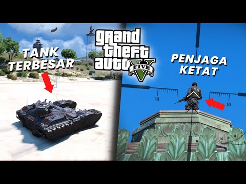 Gua Mencuri TANK TERBESAR dan TERKUAT di GTA 5! (Mod)