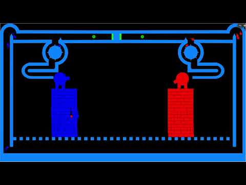 Castle destruction  Marble race in algodoo